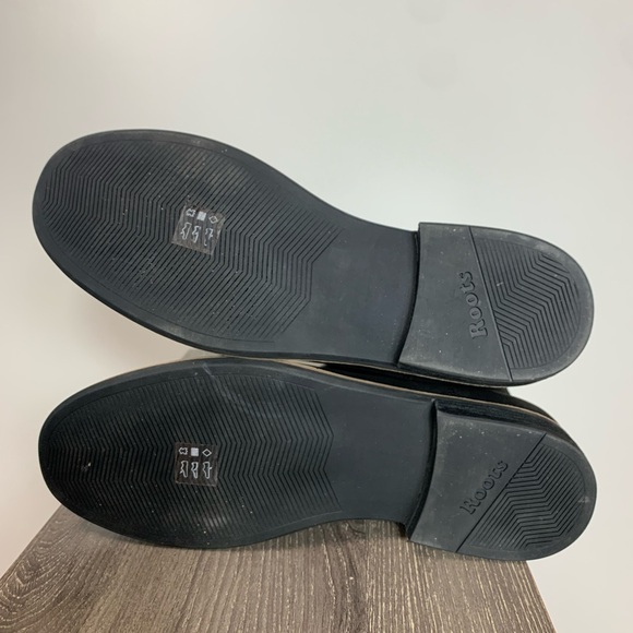 ROOTS Canada Women’s THE SHORTY BOOT Size 10 Black Nubuck Leather Minimalist - Picture 9 of 16